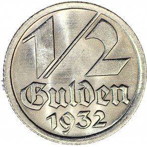 Ville libre de Dantzig, 1/2 florin 1932, frappé