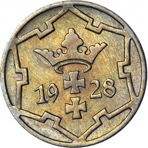 Free City of Gdansk, 5 fenig 1928, minted