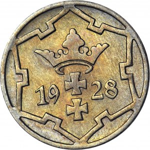 Free City of Gdansk, 5 fenig 1928, minted