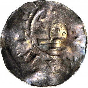Otto and Adelaide 983-1002, denarius with shrine