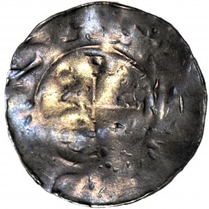 Otto and Adelaide 983-1002, denarius with shrine