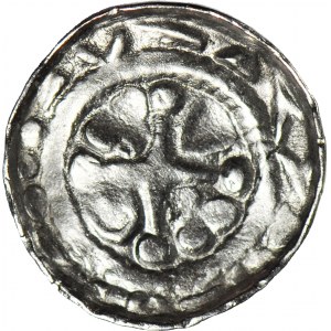 RR-, Cross denarius XIw, two small PASTORALS