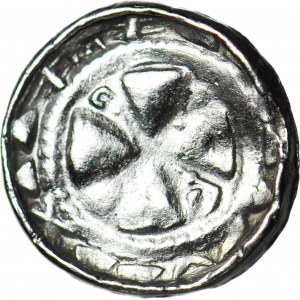 RR-, Cross denarius XIw, two small PASTORALS