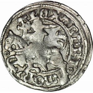Alexander Jagelonský, litovský polpenny bez dátumu, Vilnius, gotika