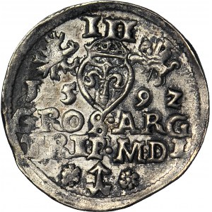 Žigmund III Vasa, Trojak 1592 Vilnius, krásny