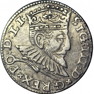 Zygmunt III Waza, Trojak 1592, Ryga