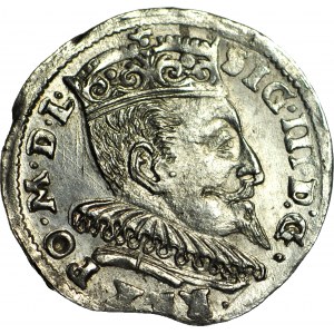 Sigismond III Vasa, Trojak 1595, Vilnius, frappé