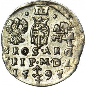 Sigismund III Vasa, Troyak 1595, Vilnius, coats of arms of Prussia and Chalecki