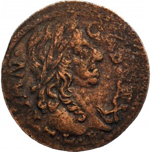 RR-, Jan Kazimierz, Szeląg koronny 1661, Ujazdów, POLIONI / POLONI