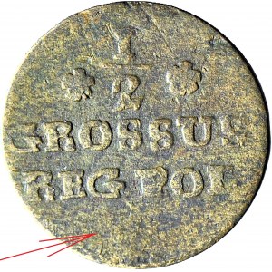 Stanisław A. Poniatowski, Půlpenny 1768, Kraków, bez G