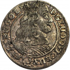 R-, Silesia, Louis IV of Legnica, 3 krajcars 1660, Brzeg