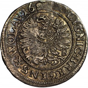 Silesia, Chrystian Wallachian, 3 krajcary 1670, BRZEG, LAST YEAR OF BEATING!