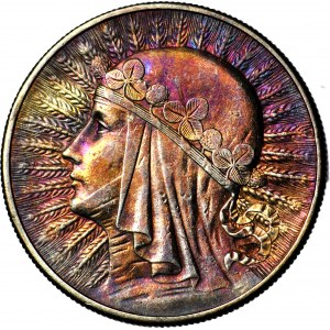 10 gold 1932, Head, London