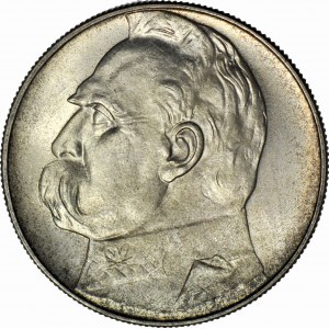 10 gold 1939, Pilsudski, mint, magnificent