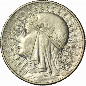 5 zlatých 1932, Head, Londýn, krásná