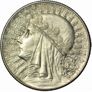 5 Gold 1933, Kopf, geprägt