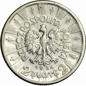 2 złote 1934, Piłsudski