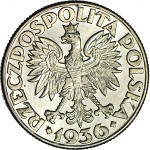 2 złote 1936, Żaglowiec, menniczy