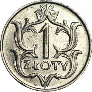 1 zlotý 1929, nominál, pěkný