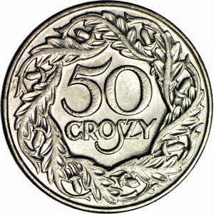 50 grošů 1923, ročně
