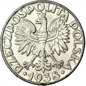 50 groszy 1938 niklowane, mennicze