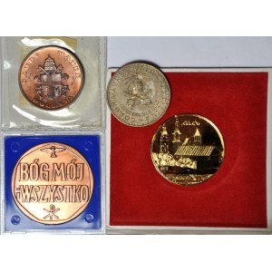 PRL, set of 4 religious medals
