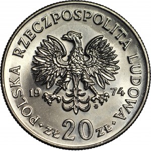 20 gold 1974, Nowotko, mint