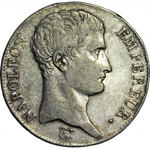 Francja, Napoleon I, 5 Franków Paryż 1804 A, rzadkie
