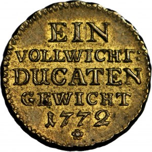 Germany, Prussia, weight of 1 ducat 1772