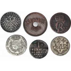 Germany, Set of 6 coins, miscellaneous