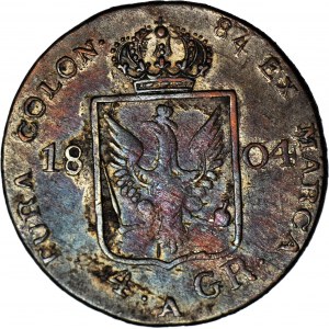 Niemcy, Fryderyk Wilhelm III, 4 grosze 1804, Berlin, fałszerstwo z epoki