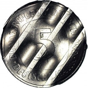R-, Germany, West Germany, 5 marks 1988 D, Piece mint-cleared