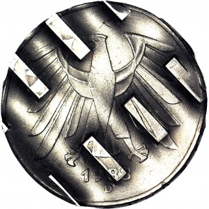 R-, Germany, West Germany, 5 marks 1988 D, Piece mint-cleared