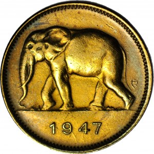 Kongo, 2 franki 1947