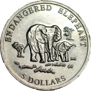 Liberia $5 2000