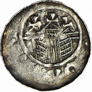 Ladislaus I. Herman 1081-1102, Krakauer Denar, zweite Ausgabe, glänzend