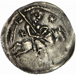 RRR-, Conrad I of Mazovia or Casimir I of Kuyavia, Kuyavia, Denarius, SINGLE, rare