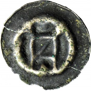 Teutonic Order, brakteat ca. 1360-1364, Gate with a slant