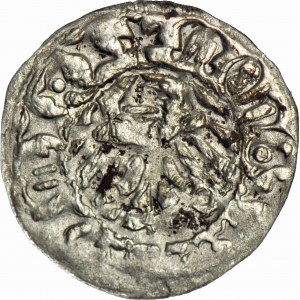 Kazimierz IV Jagiellończyk, Corona da mezzo penny, Cracovia, S rovesciato