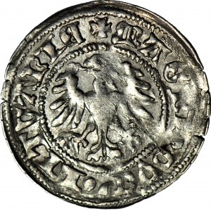 Alexander Jagiellon, Lithuanian half-penny without date, Vilnius, Gothic, minted