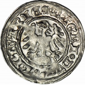 Alexander Jagiellon, Lithuanian half-penny without date, Vilnius, Gothic, minted