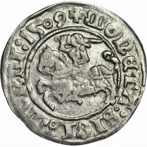 Sigismund I the Old, Half-penny 1509, Vilnius, beautiful