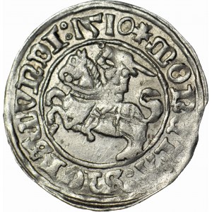 Sigismund I the Old, Half-penny 1510, Vilnius, beautiful