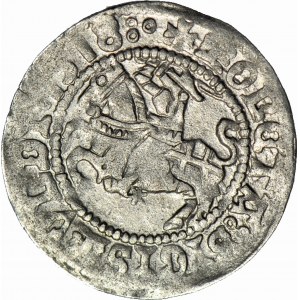 Sigismondo I il Vecchio, mezzo penny 1518, Vilnius, bella