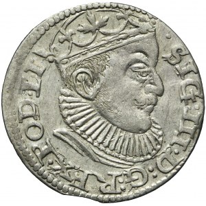 Zygmunt III Waza, Trojak 1589, Ryga, piękny