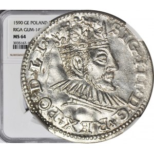 Sigismund III Vasa, Troika Riga 1590, exquisite