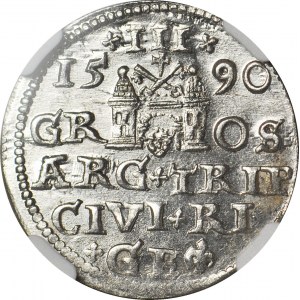 Sigismund III Vasa, Troika Riga 1590, exquisite