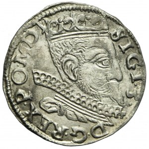 Zygmunt III Waza, Trojak 1598, Wschowa, pełna data, rzadki