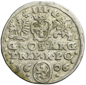 RR-, Zygmunt III Waza, Trojak 1606, Kraków, LITERA C, wielka rzadkość