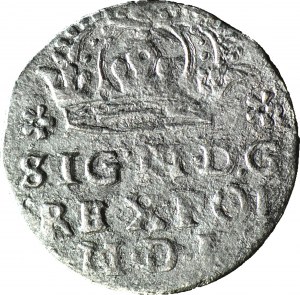 RR-, Sigismund III Vasa, 1623 Bydgoszcz penny, GRSS error instead of GROSS